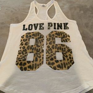 VS Pink racerback tank